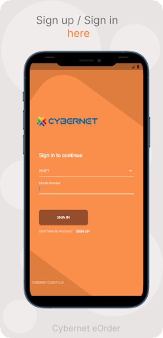 Redawa eOrder Application Mockup